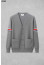 🍀 [THOM BROWNE] 톰브라운 RWB 암밴드 파인 메리노 울 브이넥 가디건🍀