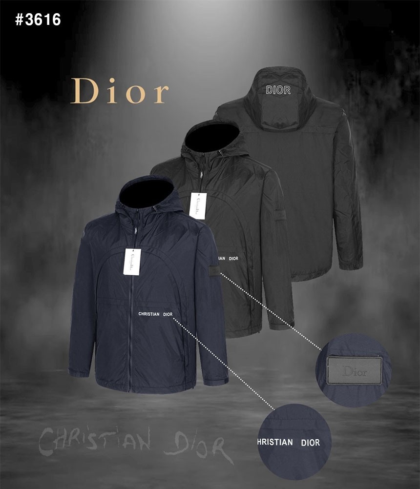 🍀 [DIOR] 디올 나일론 스트링 후드 바람막이 🍀