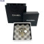 👹샤넬 CC 블랙 골드 로고 브로치👹