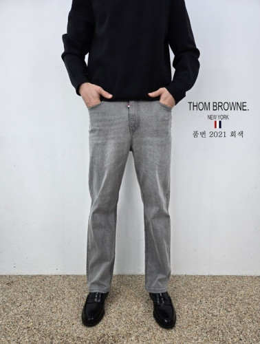 TB 세미 일자 그레이청바지