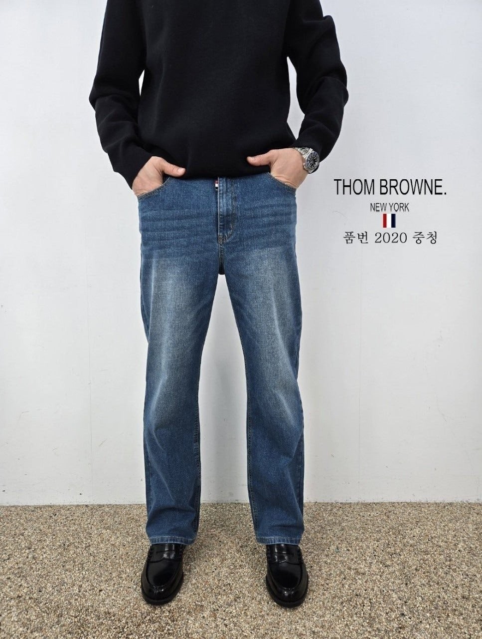 TB 세미 일자 중청바지