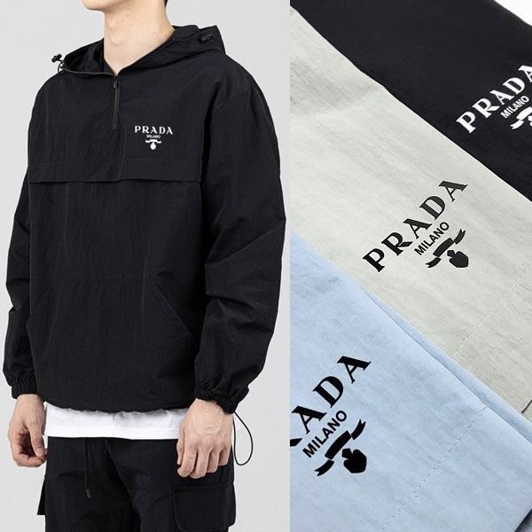 PRD 밀라노로고 후드 아노락