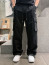 #프라다 삼각패치 카고 스트링 스웻 팬츠