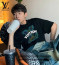 💕 루* 펜슬 디자인 반팔 티셔츠