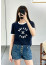 💕 셀** 트리옹프 체인 블라종 로고 반팔티셔츠 - 수입
