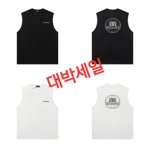 발*렌시아가 원형로고자수 나시티(수입고급) 입고~