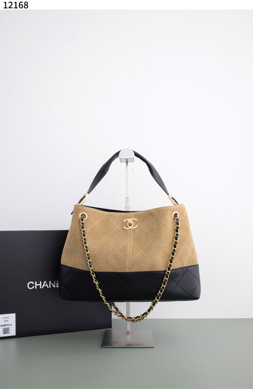 #샤넬 [Chanel] 수입고급 샤넬 배색 카프스킨 쇼핑백 신상입고💢 #가방 #12168