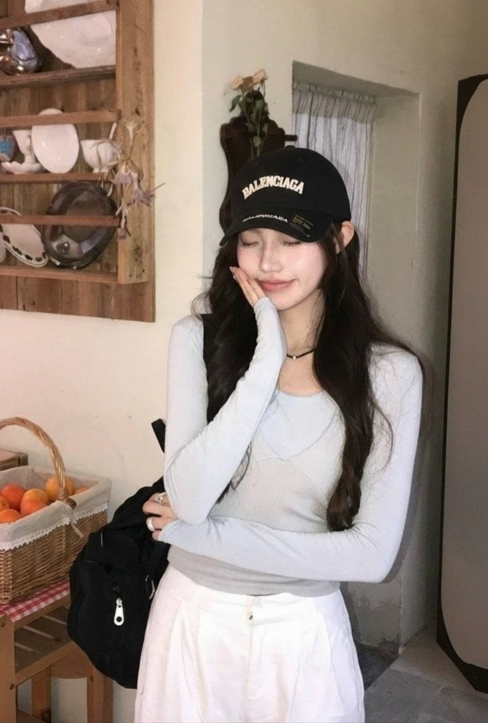 💕 발**** 더블 로고 자수 볼캡 ✔수입