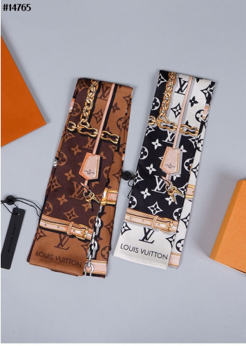 🍀 [LOUIS VUITTON] 루이비통 모노그램 컨피덴셜 스트랩 방도 스카프 🍀