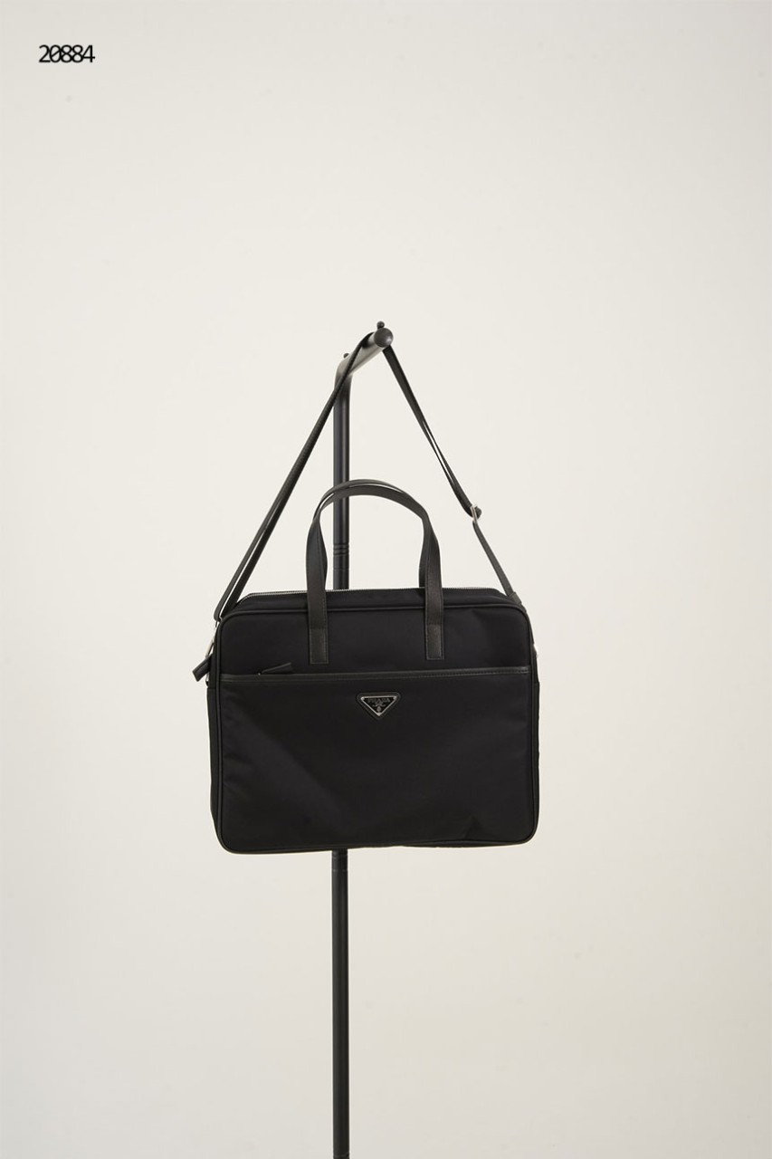 🔆 [PRADA] 프라다 리나일론 및 가죽 브리프케이스 백 🔆