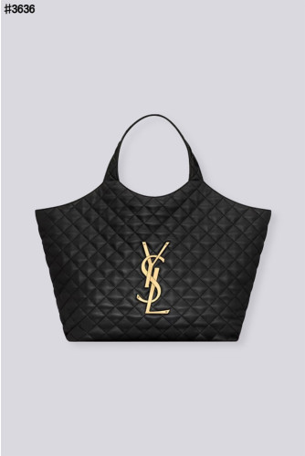 🍀 [SAINT LAURENT] 생로랑 퀄팅 ICARE 맥시 쇼퍼백 🍀