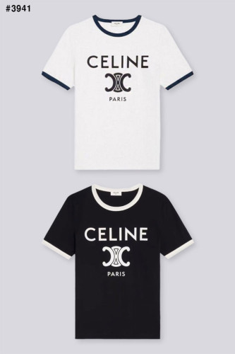 🍀 [CELINE] 셀린느 여성 트리오페 파리 코튼 티셔츠 🍀