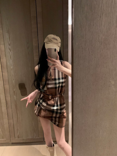 버버리 [BURBERRY] 버버리 브라운체크 원피스