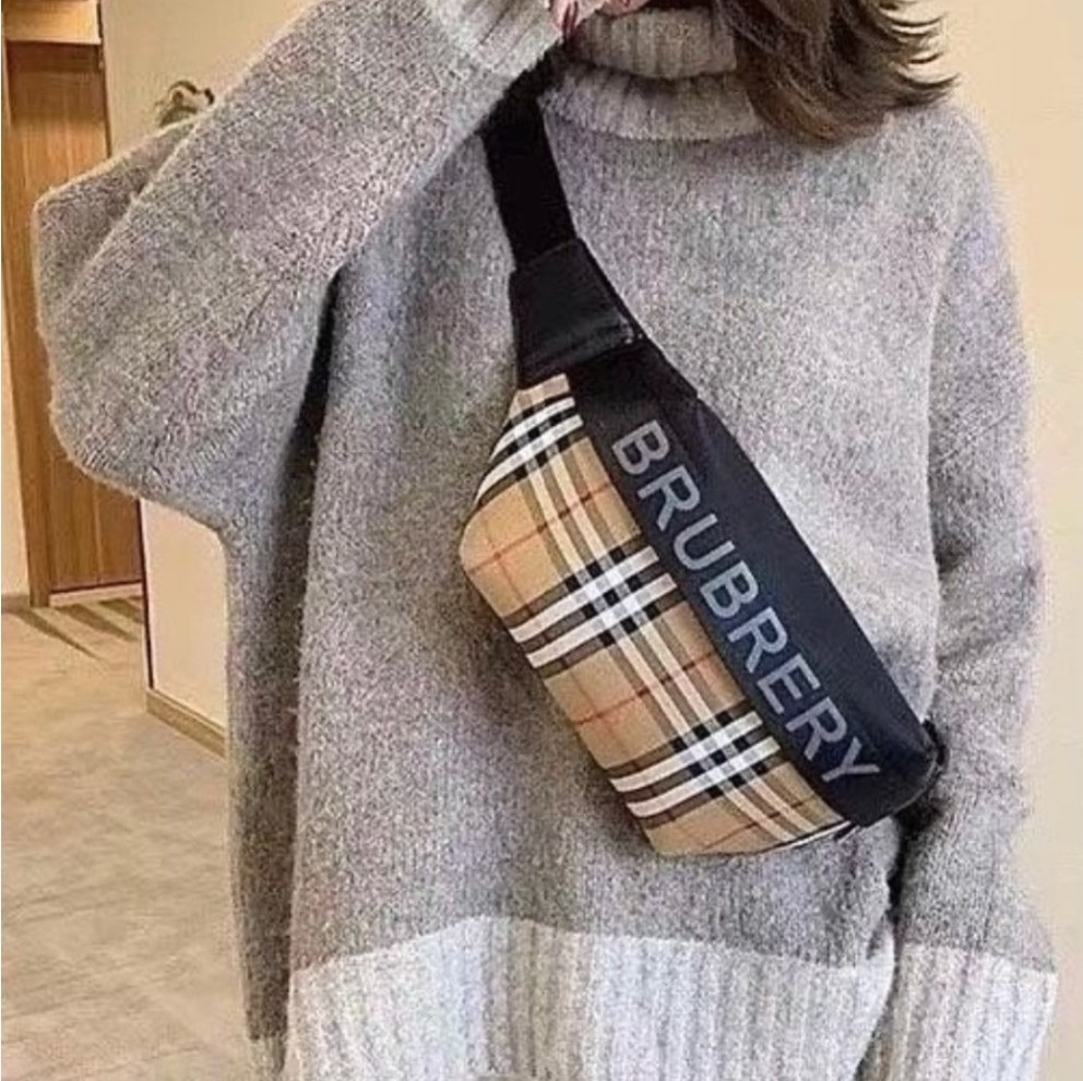 #버버리 BurBerr* 24ss 빈티지 체크 힙색 공용 (매장판)