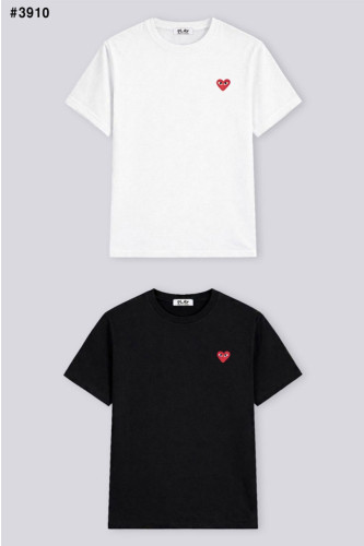 🍀 [Comme des Garcons] 꼼데가르송 레드 스몰하트 반팔 티셔츠 (스몰패치)🍀