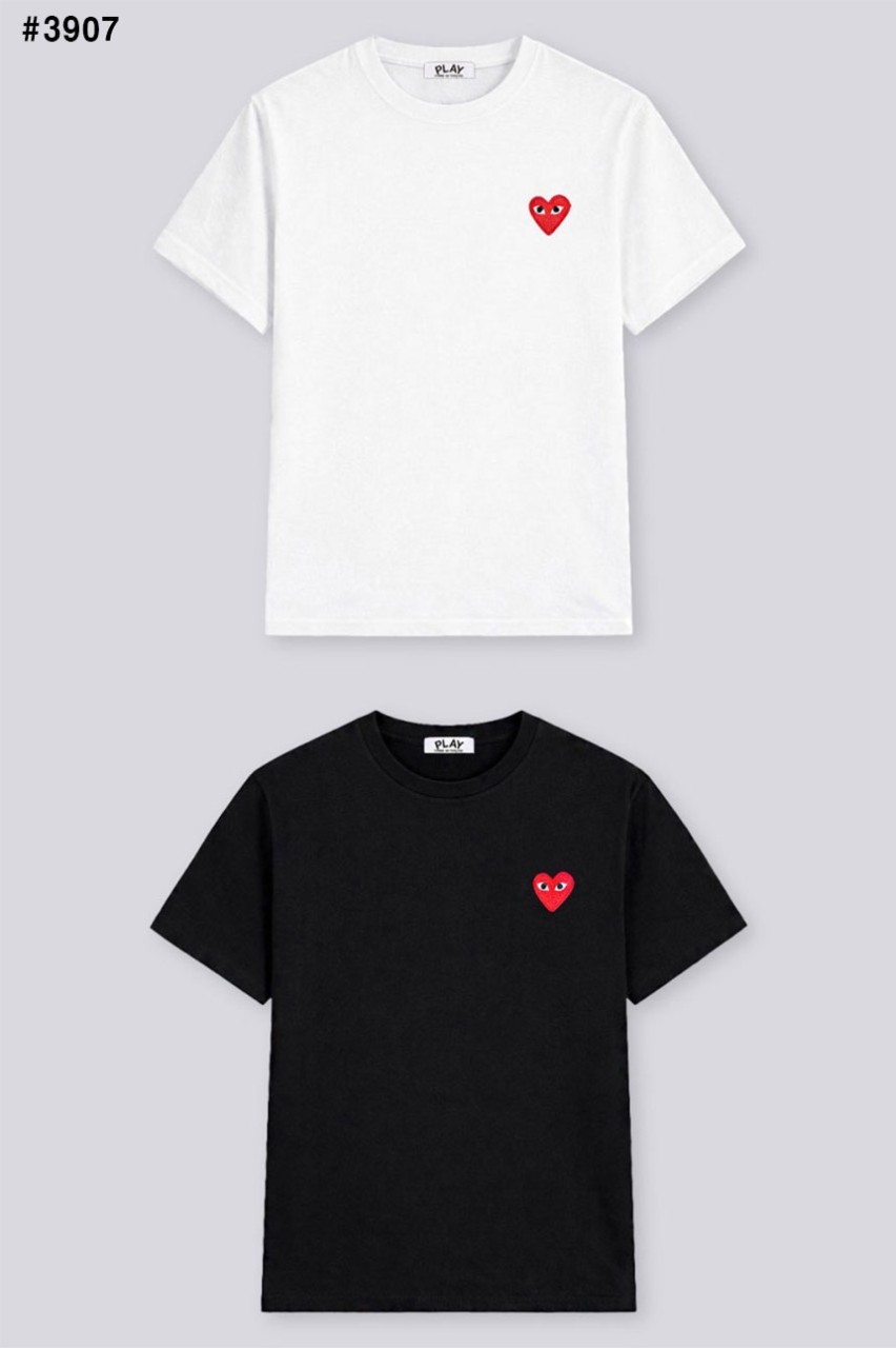 🍀 [Comme des Garcons] 꼼데가르송 레드 하트 반팔 티셔츠 (빅꼼데) 🍀