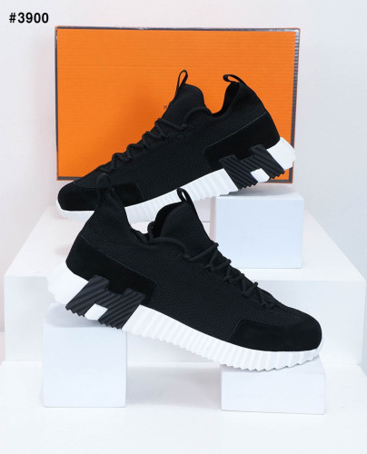 🍀 [HERMES] 에르메스 리프트 슬립온 스니커즈 카프스킨 & 누아 🍀