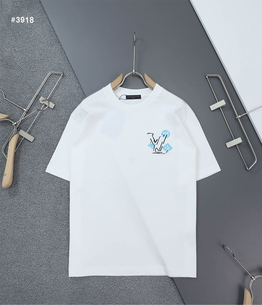 🍀 [LOUIS VUITTON] 루이비통 플라워 모노그램 그라디언트 라운드 반팔 티셔츠 🍀