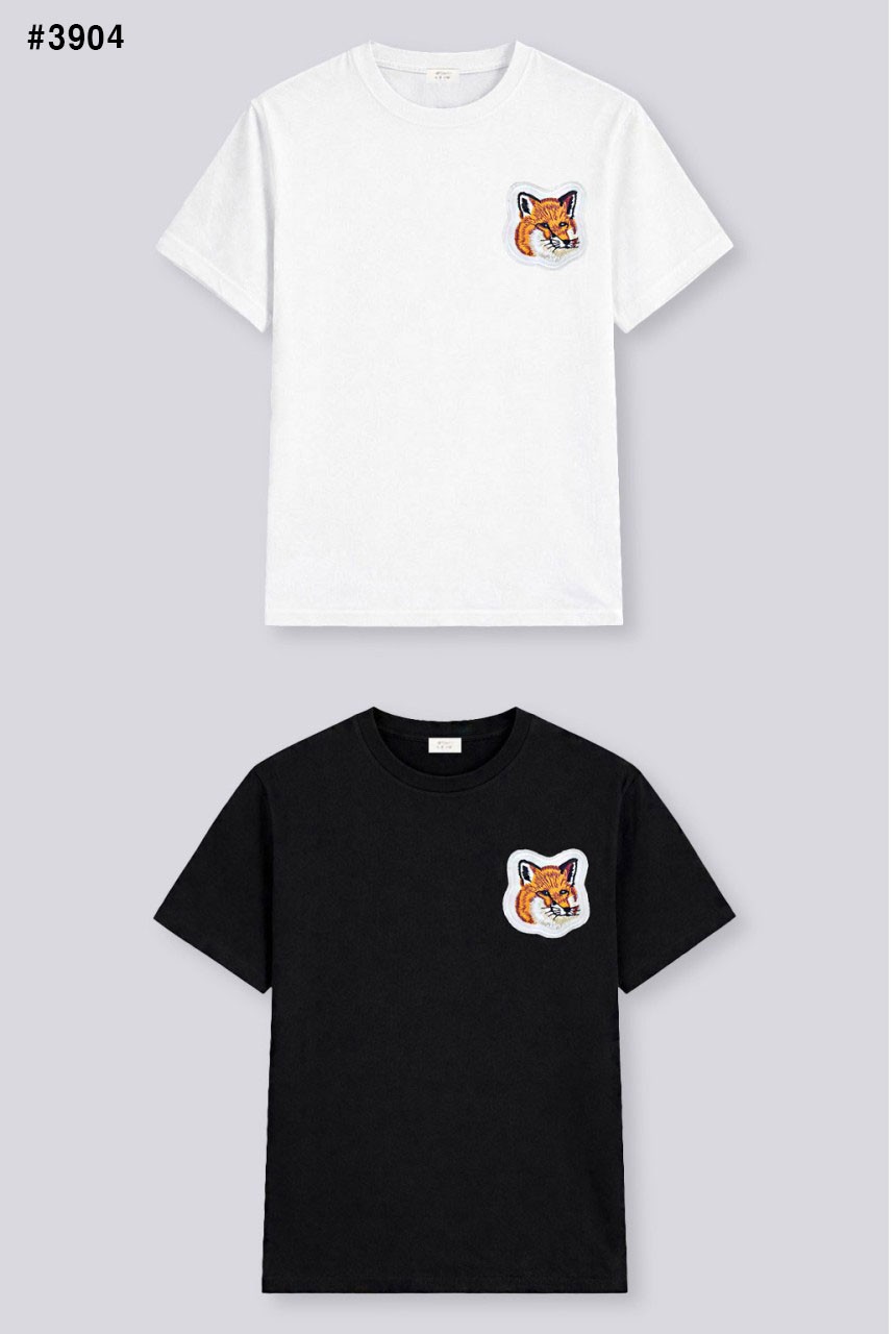🍀 [MAISON KITSUNE] 메종키츠네 빅 폭스 헤드 클래식 코튼 티셔츠 🍀