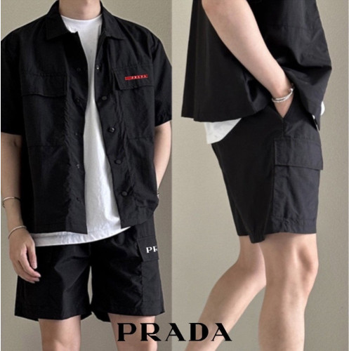 💕 프** 레드라인 더블포켓 쿨링 반팔 반바지 세트