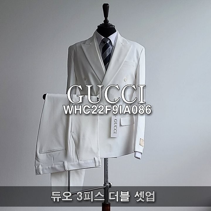 💕 구* 듀오 3피스 더블 셋업