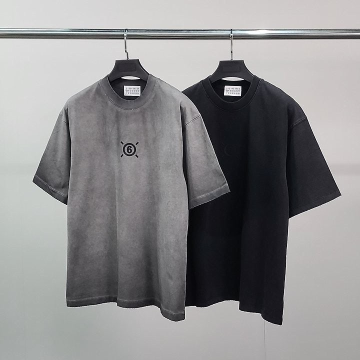 💕 메* 마르지엘라 홀로그램로고 피그먼트 반팔티