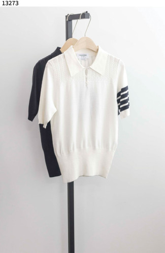 #톰브라운 [Thom Browne] 여성 반팔 케이블 니트 스웨터 신상입고💢 #상의 #니트 #13273