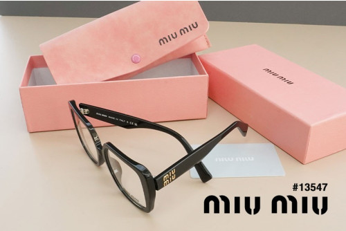 🔆 [MIU MIU] 미우미우 레터링 로고 오버사이즈 프레임 안경 🔆