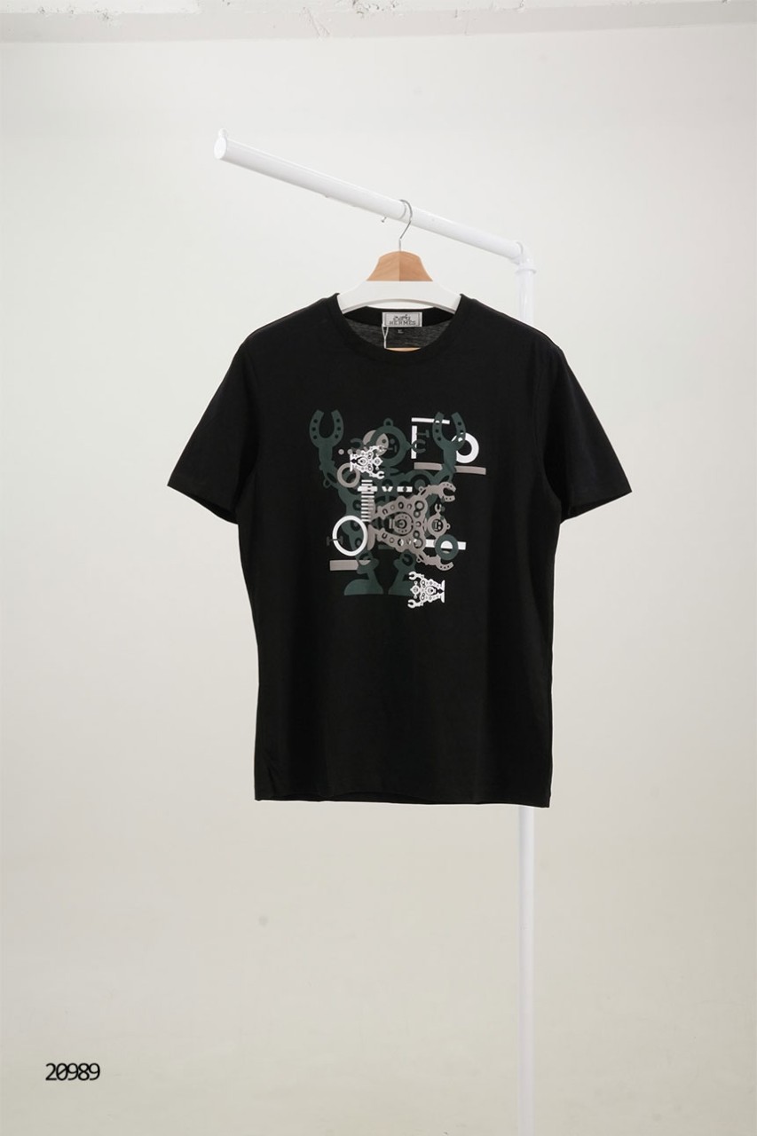 🔆 [HERMES] 에르메스 메카닉 그래픽 반팔 티셔츠 🔆