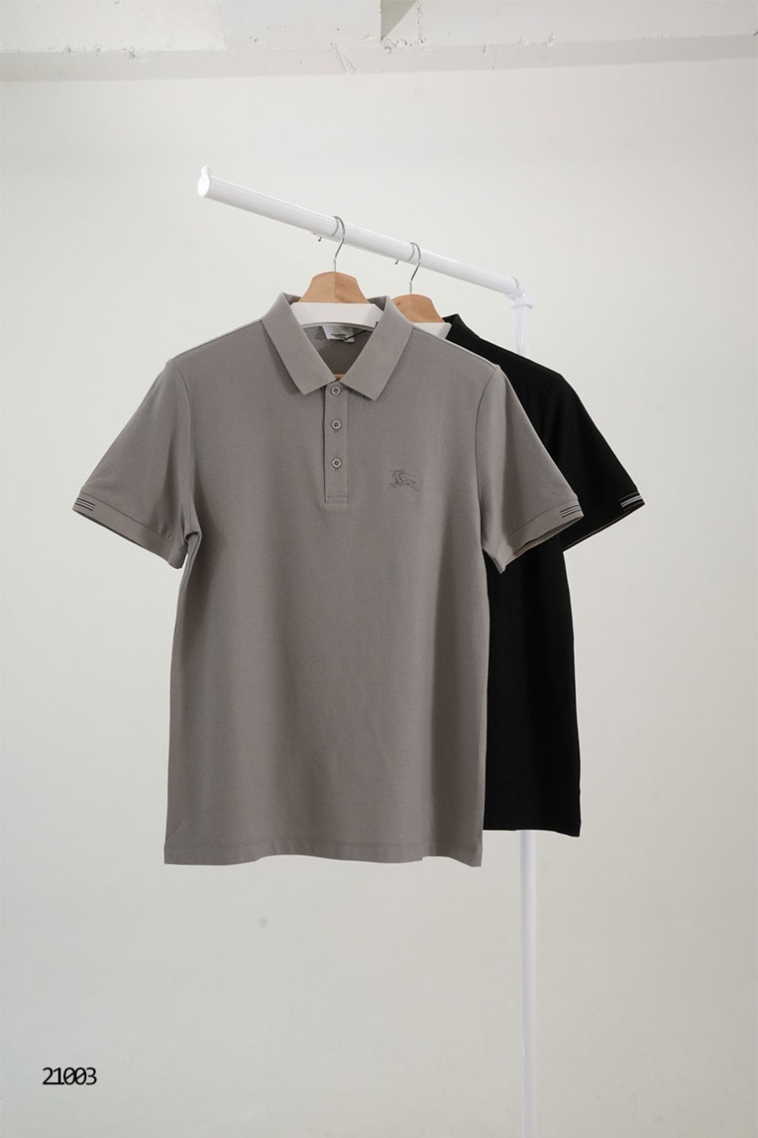 🔆 [BURBERRY] 버버리 EDK 시보리 시그니처 무드 라인 반팔 폴로 🔆