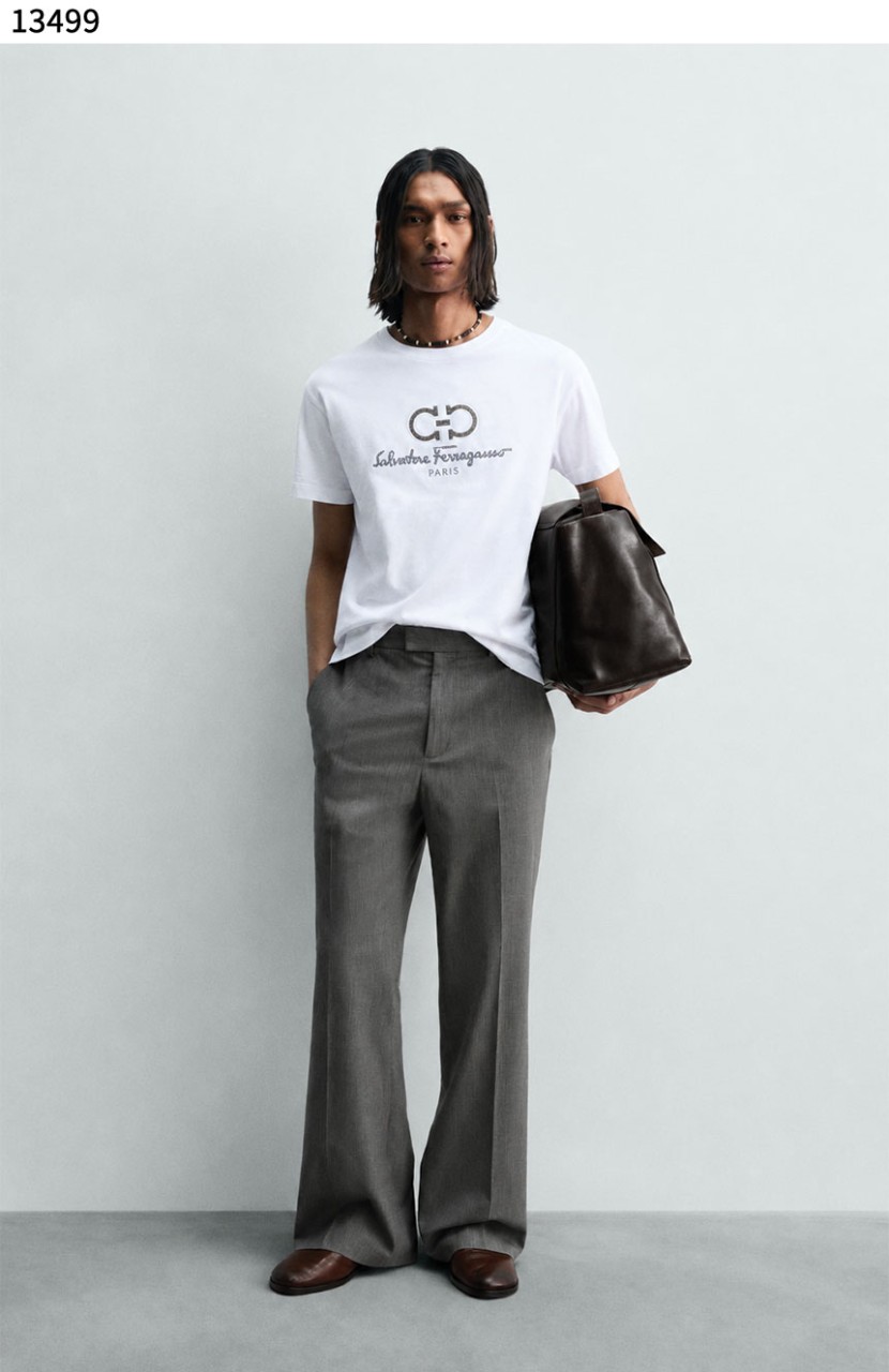 #페라가모 [Ferragamo] 시그니처 간치니 로고 반팔 티셔츠 신상입고💢 #상의 #티셔츠 #13499