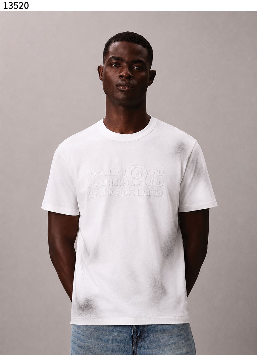 #메종마르지엘라 [Maison Margiela]  더티워싱 넘버링 자수 라운드 신상입고💢 #상의 #티셔츠 #13520