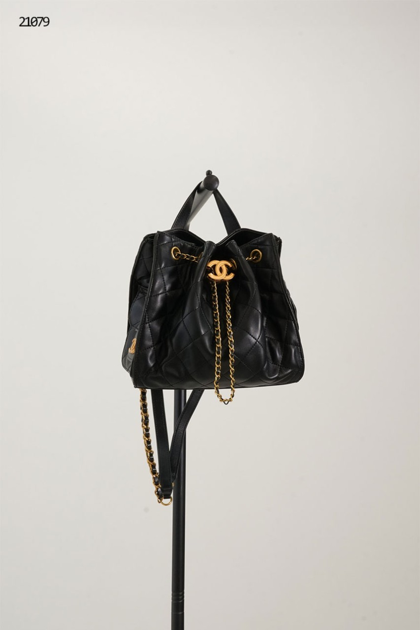 🔆 [CHANEL] 샤넬 2025 미듐 금장 백 팩 🔆