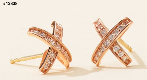 🍀 [CHAUMET] 쇼메 주드 리앙 핑크 골드 펜던트 귀걸이 🍀