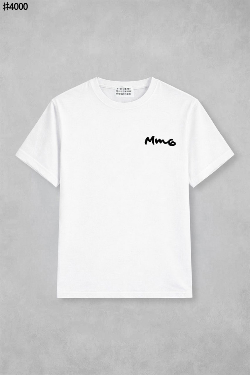 🍀 [Maison Margiela] 메종마르지엘라 MM6 넘버링 로고 코튼 숏 슬리브 티셔츠 🍀
