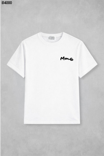🍀 [Maison Margiela] 메종마르지엘라 MM6 넘버링 로고 코튼 숏 슬리브 티셔츠 🍀