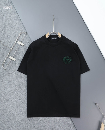 🍀 [Chrome Hearts] 크롬하츠 홀스슈 자수로고 빈티지 워싱 반팔 티셔츠 🍀