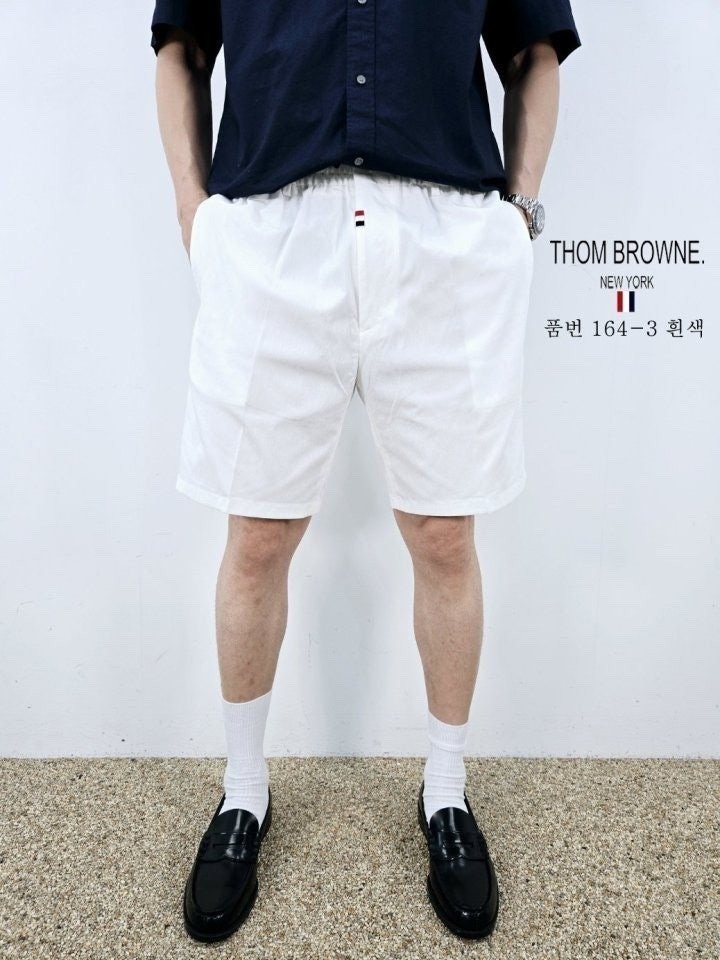 TB 린넨 밴딩 반바지