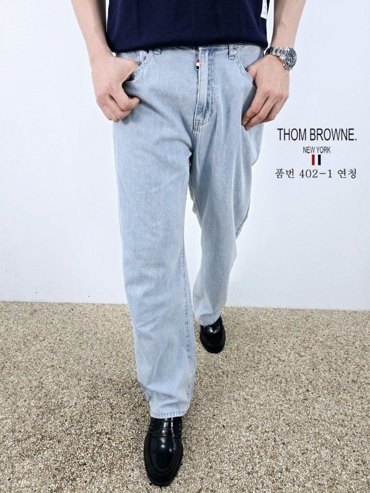 TB 세미 와이드밴딩 청바지