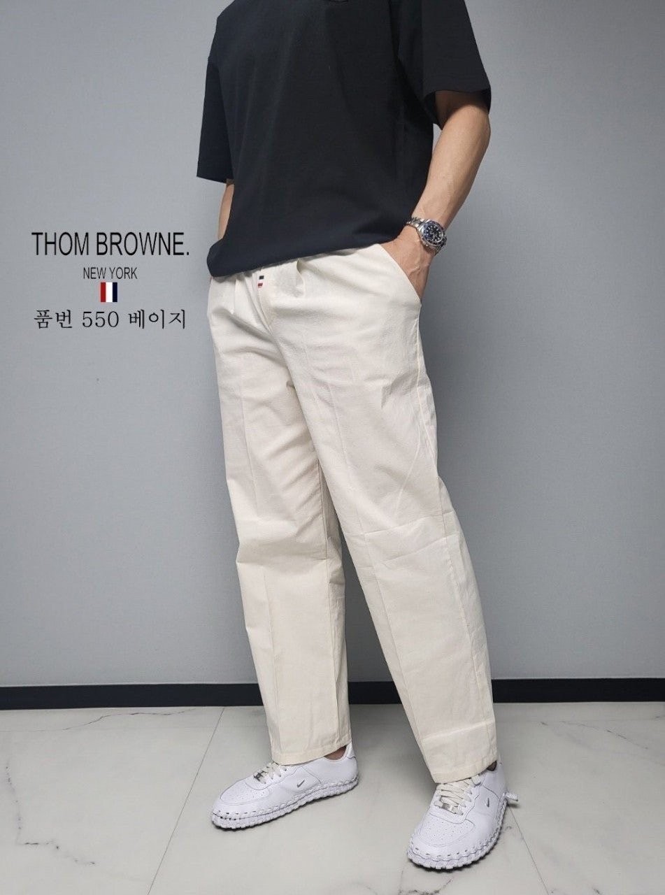 TB 마 스판 와이드 팬츠