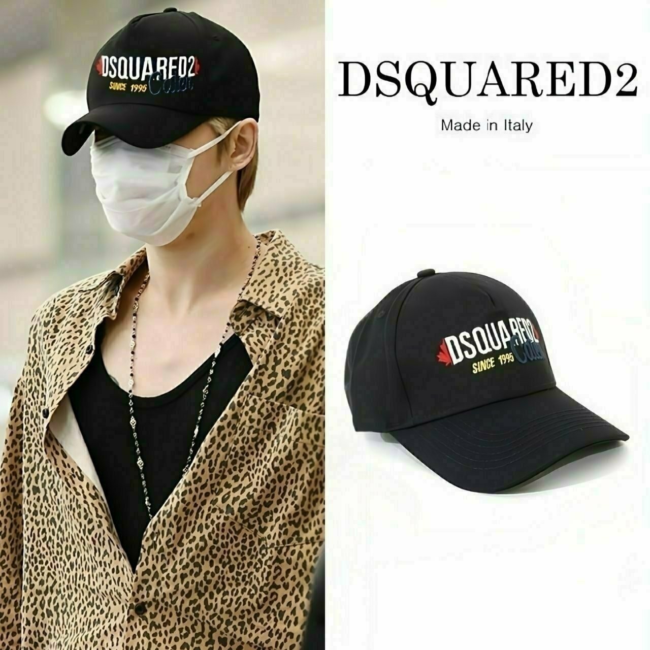 ⚫⚪⚫26SS 디♡퀘어드2 케이튼 자수 볼캡⚫⚪⚫
