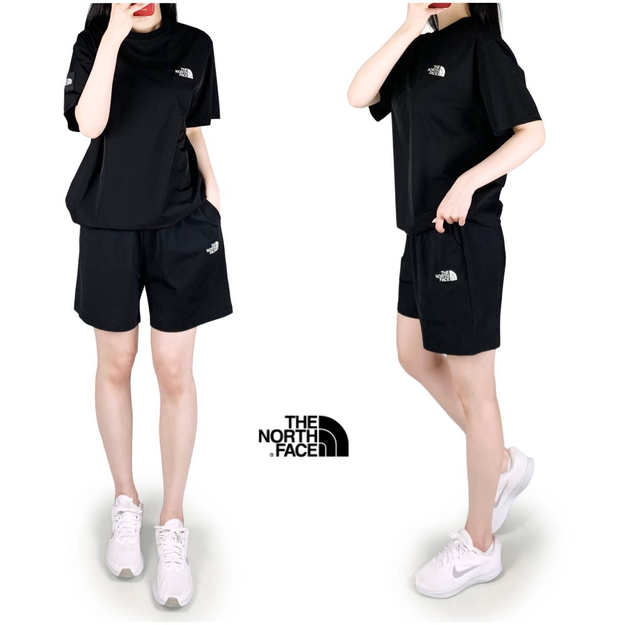 <NF 쿨 반팔 쿨 반바지 세트>
