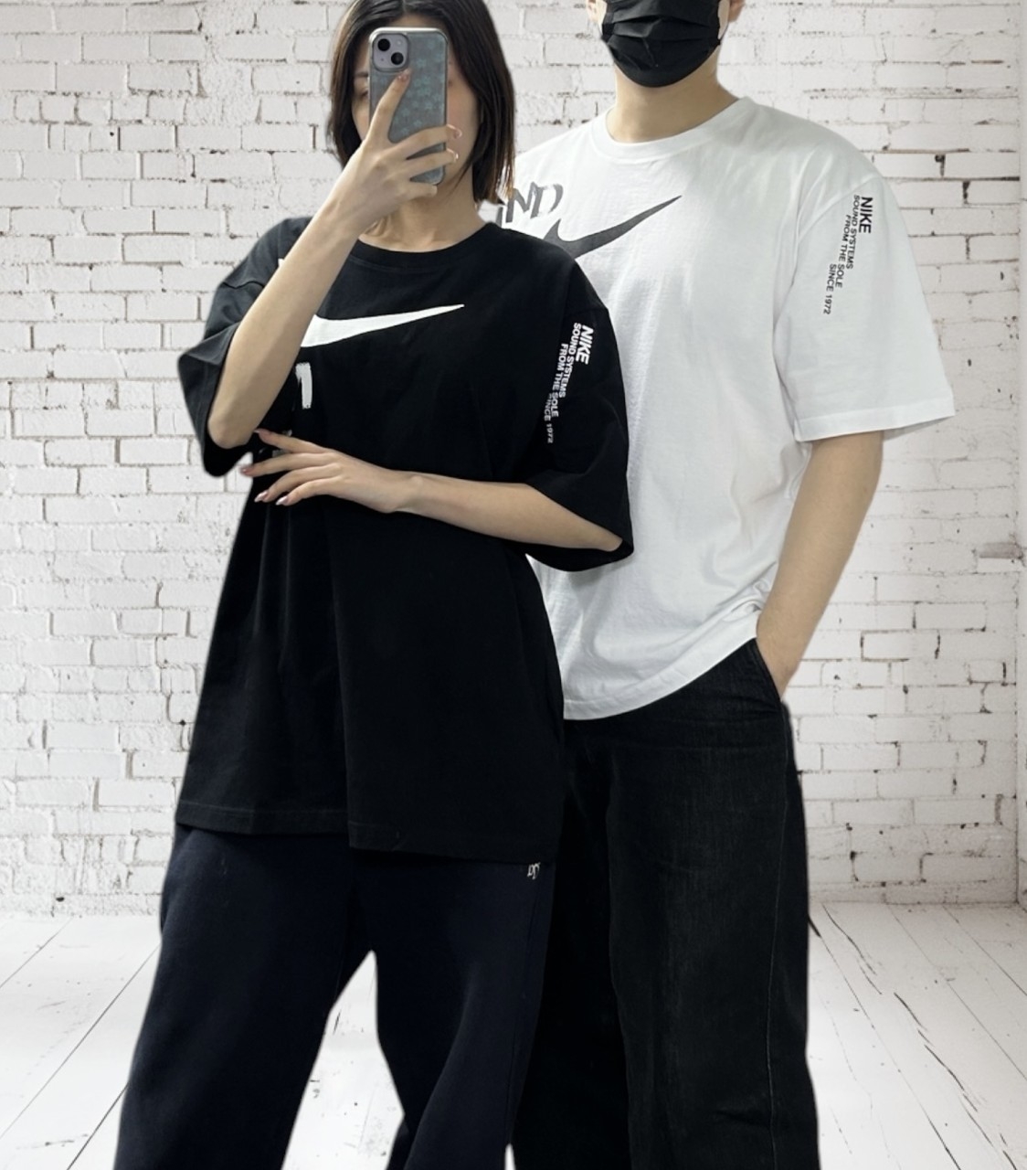 <NK 빅 스우시 면 반팔>