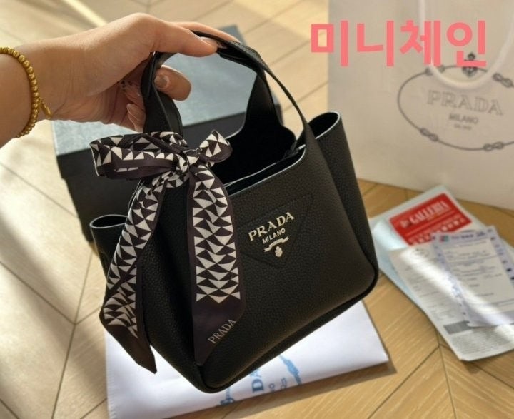 💕 프** 미니 체인 가죽 토트백❤️풀박스❤️