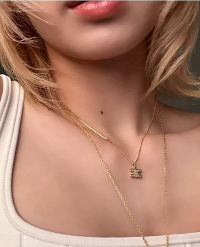 💕 셀** 트리옹프 라인스톤 목걸이✔수입최고급