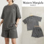 💕 메* 마르지엘라 넘버 520 프린트 피그먼트 오버핏 하프 셋업 ☆여성용☆
