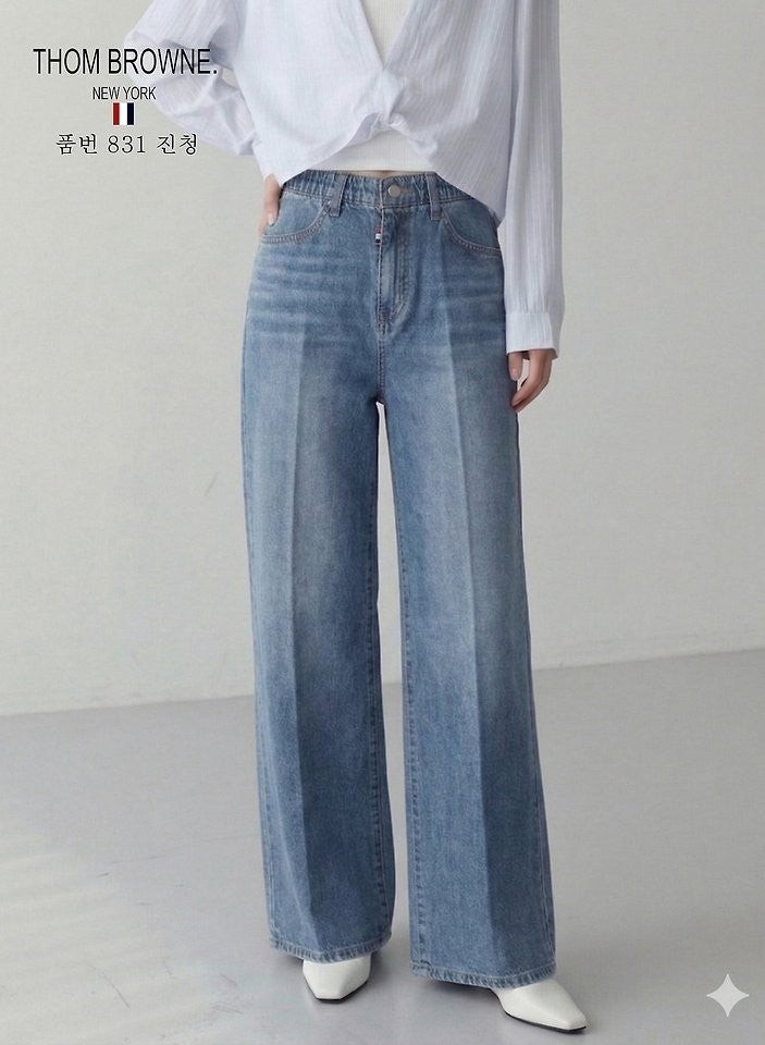 💕 톰* 밴딩 일자와이드 (831)