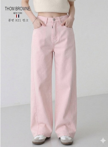 💕 톰* 절개 일자와이드 (821)