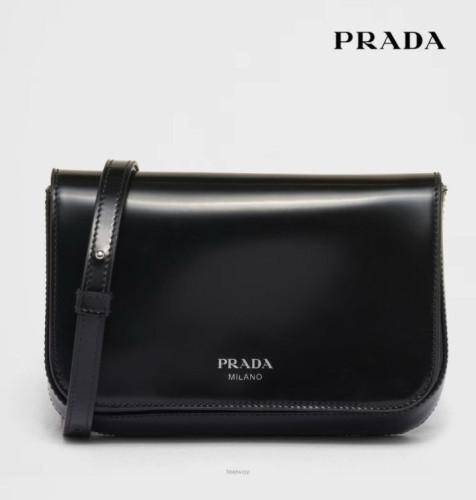 💕 프** NEW Brushed 가죽 블랙 스트랩 미니백
