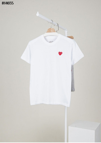 🔆 [Comme des Garcons] 꼼데가르송 남여공용 레드 하트 반팔 티셔츠 & 밴딩 쇼츠 팬츠 셋 🔆